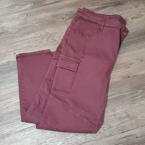 Ava& Viv Skinny Cargo Pants sz 18